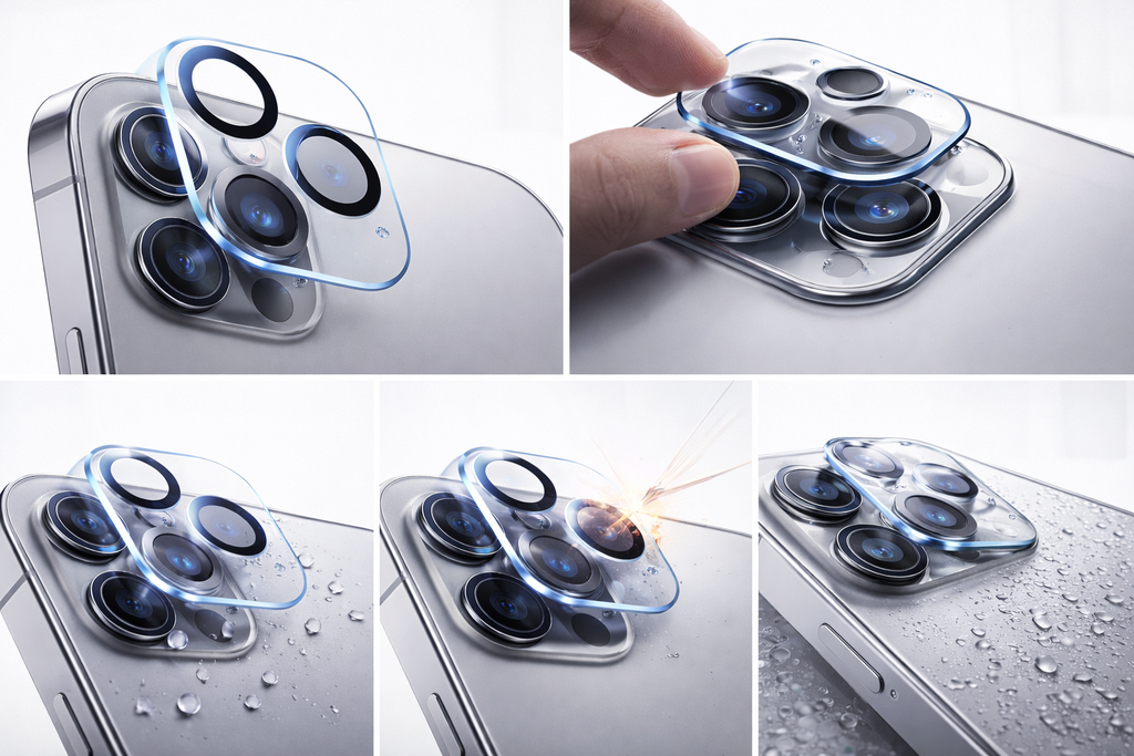 Camera Lens HD Tempered Glass Protector for iPhone 12 Pro Max 6.7